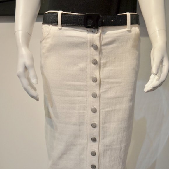Natural St Cotton Jeans-y Slim Skirt - Picture 3 of 8